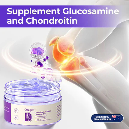 👩‍⚕️Cougex™ Turmeric & Emu Oil Arthritis Soothing Pain Relief Massage Gel 👨‍⚕️Australian Osteopathic Association （AOA）Approved