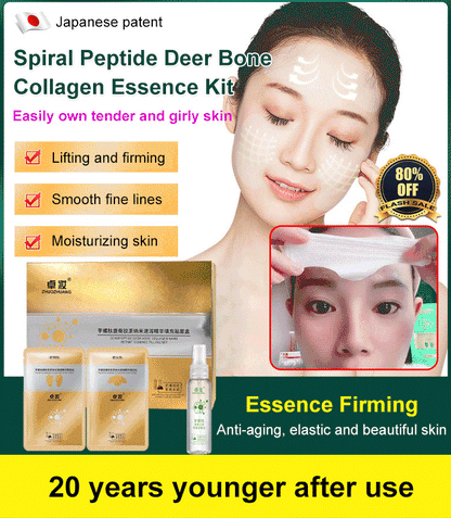 [🍃20 Jahre jünger nach der Anwendung🌱] Spiral Peptide 🦌Deer Bone Collagen Essence Kit