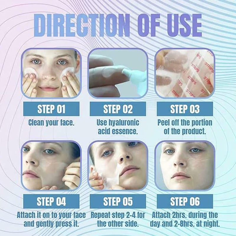 🛒🛍️✨50% OFF Hot Sale🏷️WATERFLY® Freezing Mask, 5 Pairs, for Facial Nourishment🌱 and Wrinkle Removal Water Butterfly